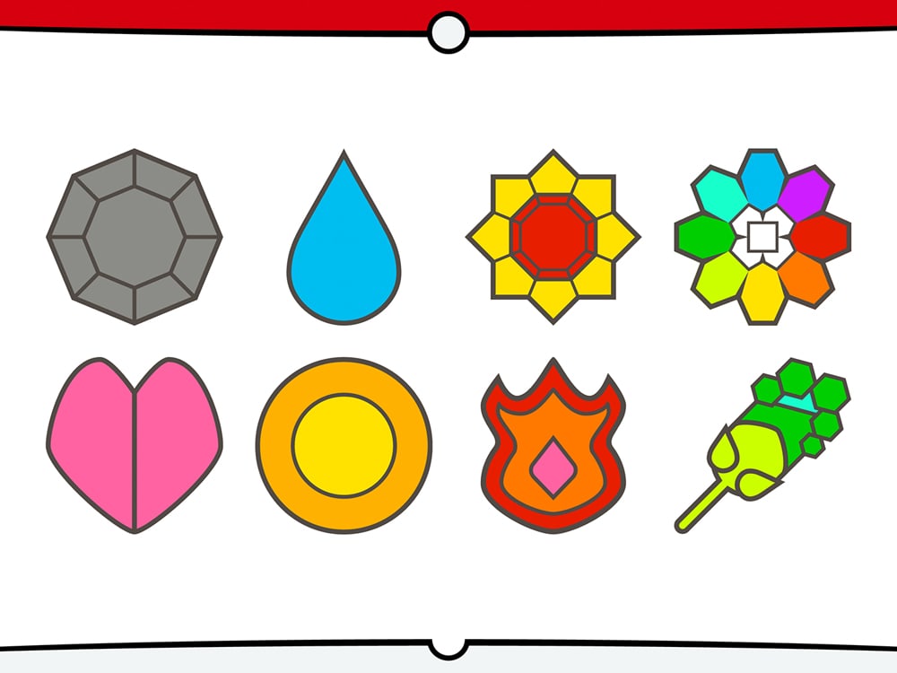 SVG Pokémon Badges